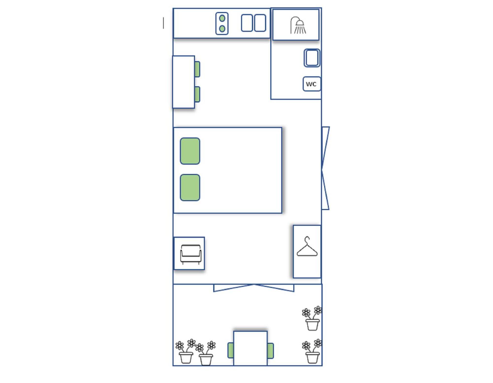 פודגורה Apartments Garden House חדר תמונה